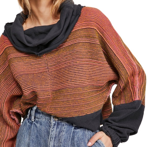 Free People Sweaters - Free People Catch A Smile Stripe Sweater M NWT